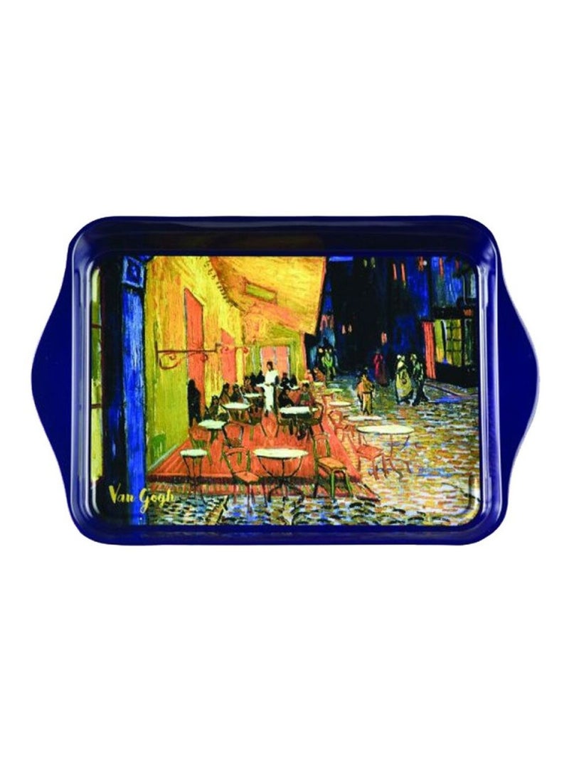 Plateau vide poche Van Gogh 21 x 14 cm Jaune - Kiabi