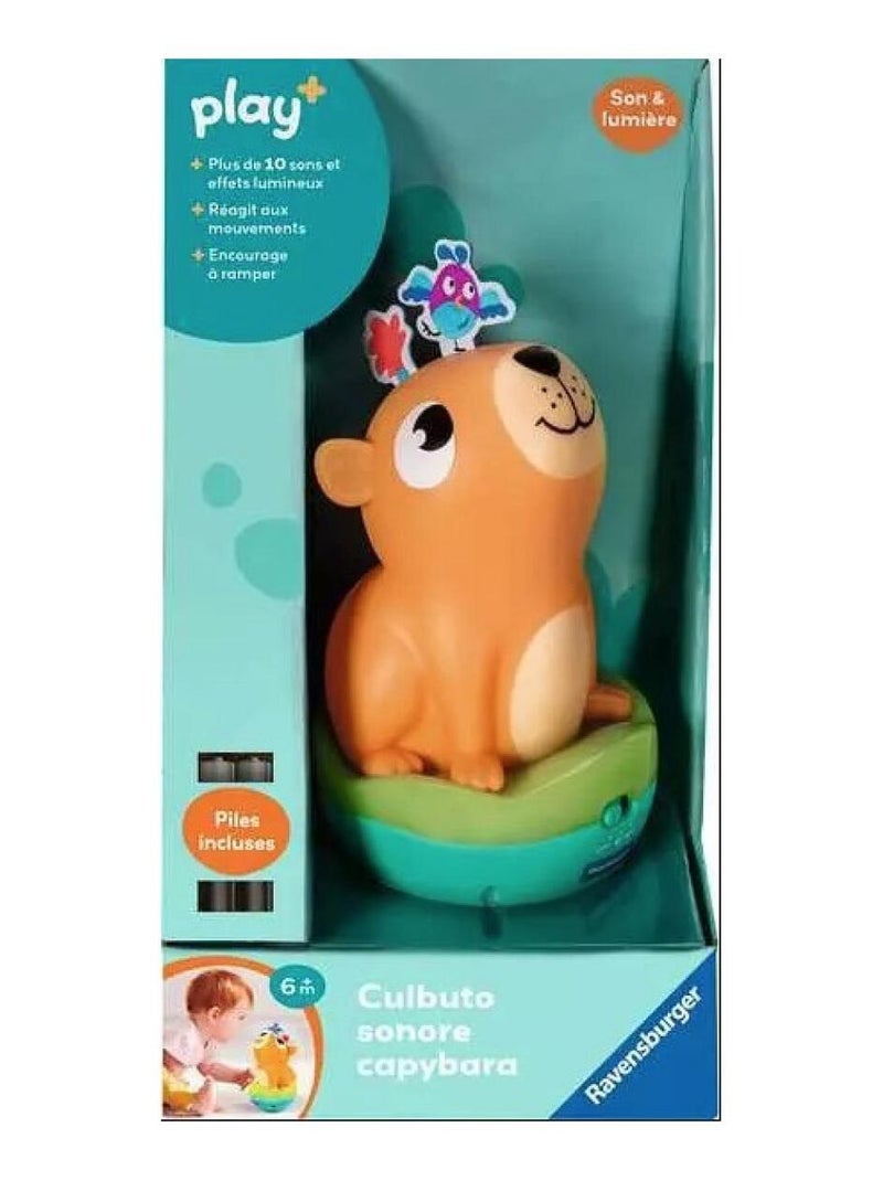 Play+ Culbuto sonore Capybara Orange - Kiabi