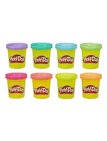 Play-Doh ARC EN CIEL 8 PACK FLUO