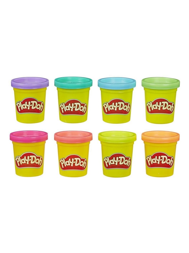 Play-Doh ARC EN CIEL 8 PACK FLUO Vert - Kiabi