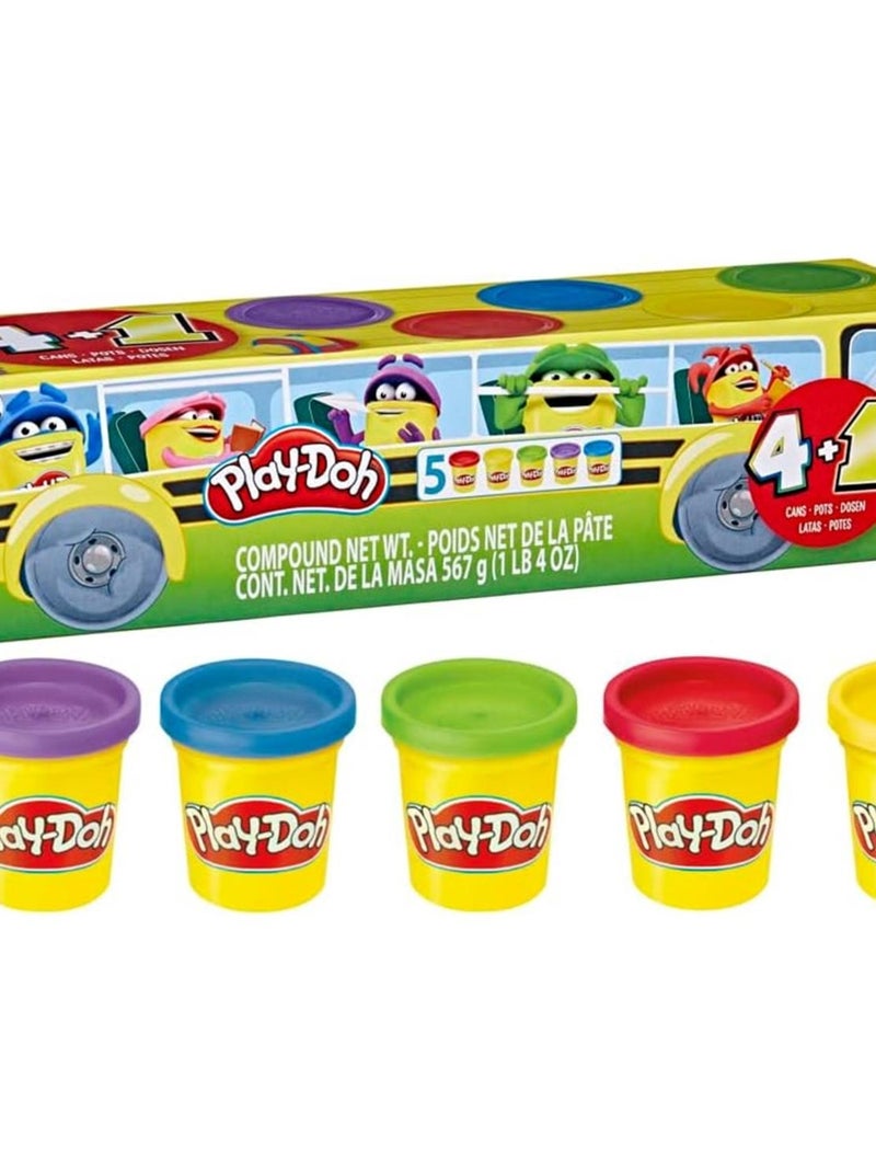 Play Doh Bus scolaires Pack de 5 N/A - Kiabi