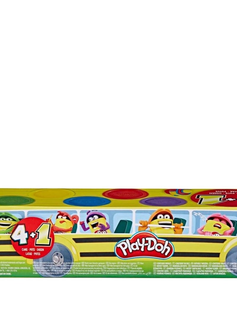 Play Doh Bus scolaires Pack de 5 N/A - Kiabi
