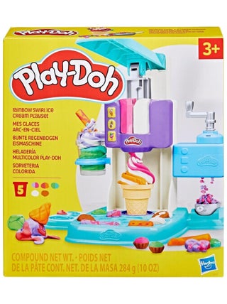 Play-Doh Coffret Mes Glaces Arc-en-Ciel avec pâte à modeler