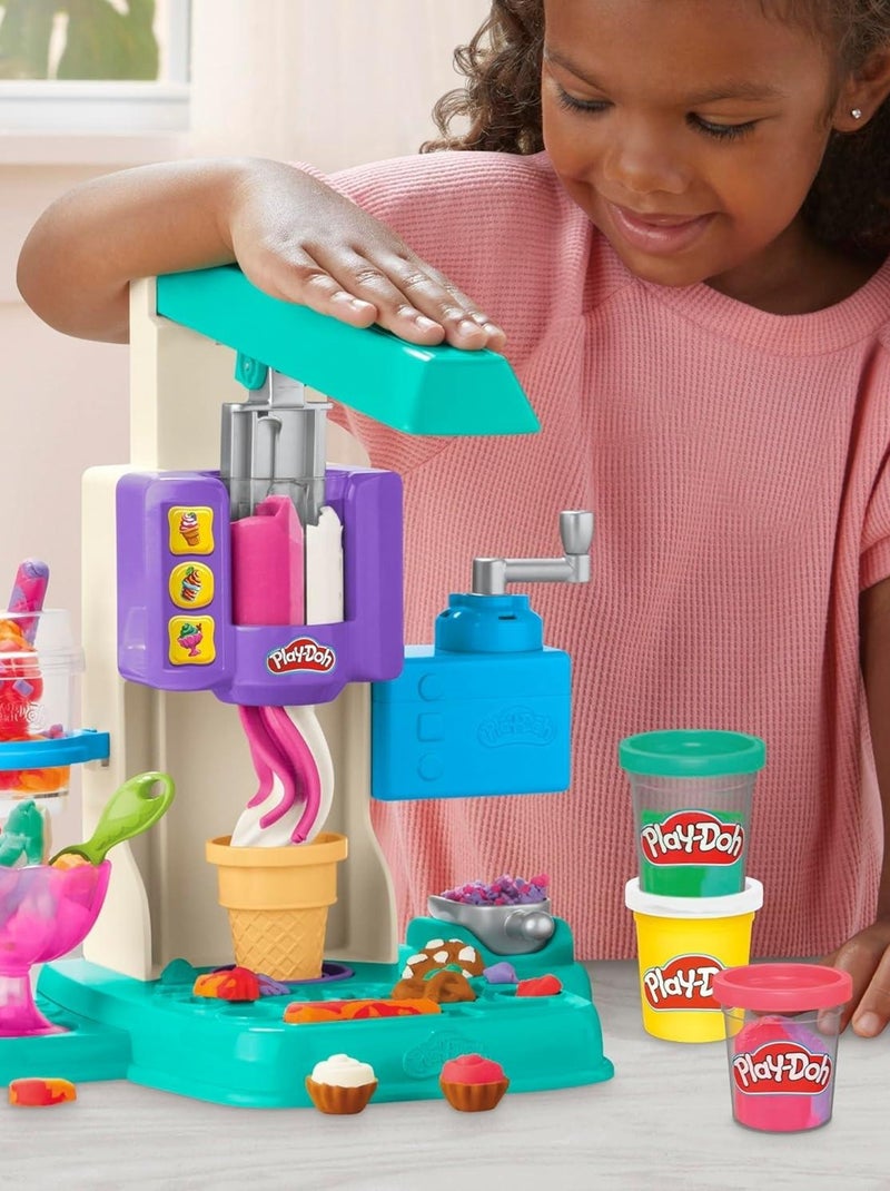 Play-Doh Coffret Mes Glaces Arc-en-Ciel avec pâte à modeler N/A - Kiabi