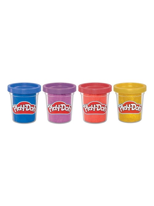 Play-Doh, Play-Doh, Pack de 4 pots de pâte à modeler - Reflets métalliques - Kiabi
