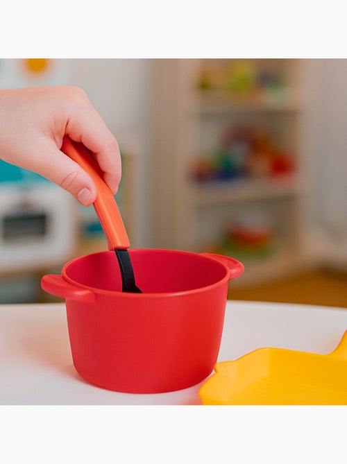 Play ensemble de cuisine pour enfants de 13 pièces avec casseroles, poêle, passoire et ustensiles - Kiabi