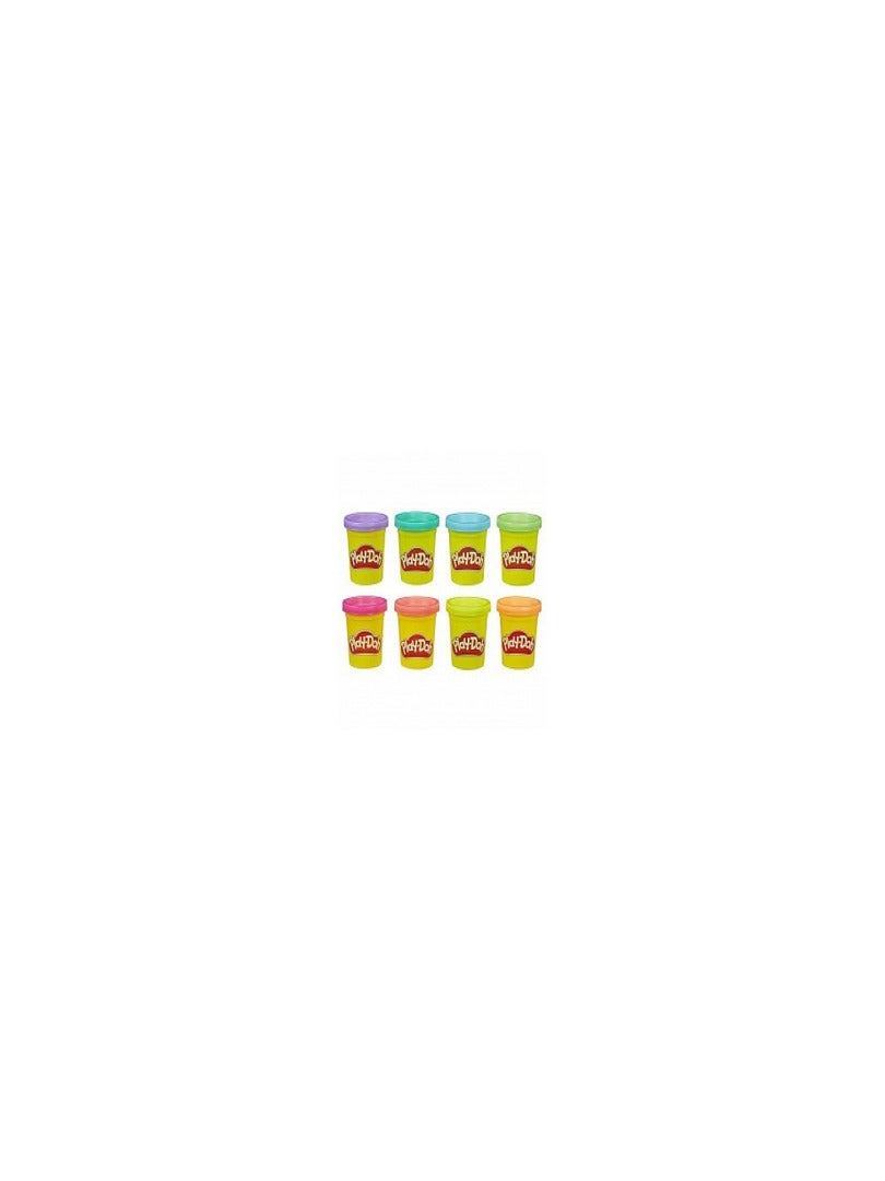 Pack de 8 pots de pâte à modeler Play-Doh : Couleurs arc-en-ciel - N/A -  Kiabi - 10.49€