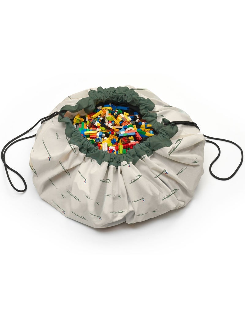Play&Go - Sac à jouet 2 en 1 Noomad Original Vert - Kiabi