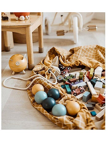 Play&Go - Sac à jouets 2 en 1 Noomad Original Organic