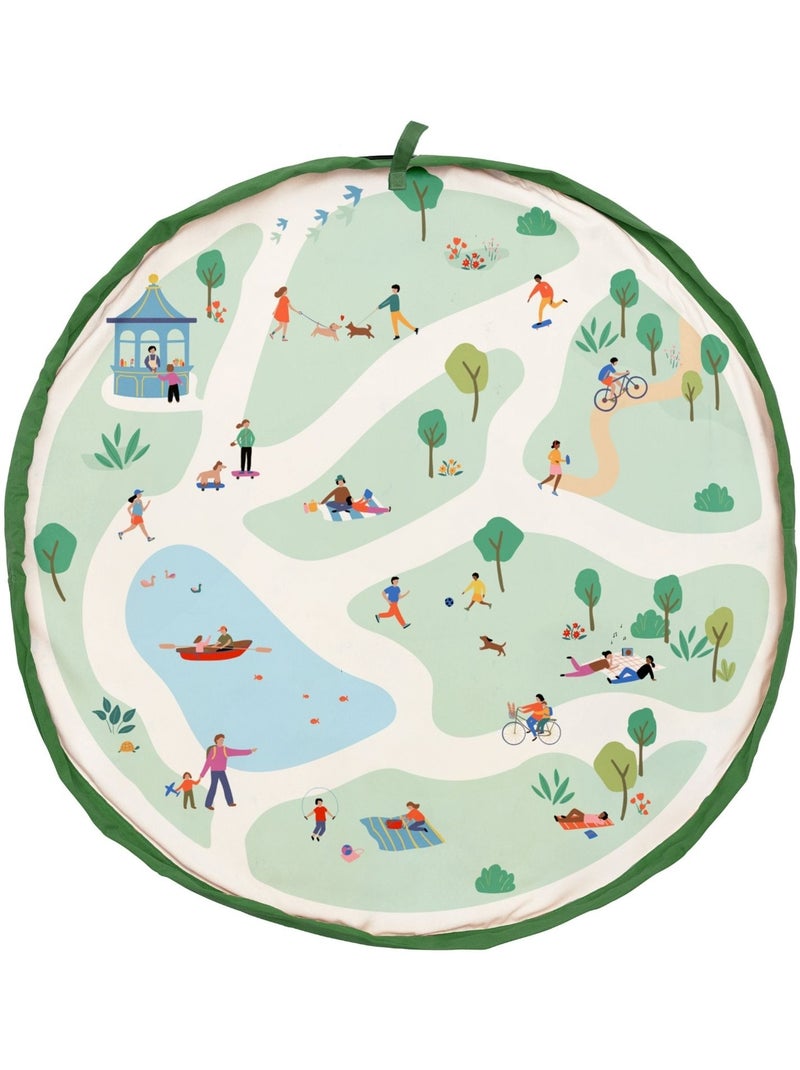 Play&Go - Sac à jouets 2 en 1 Noomad Outdoor Vert - Kiabi