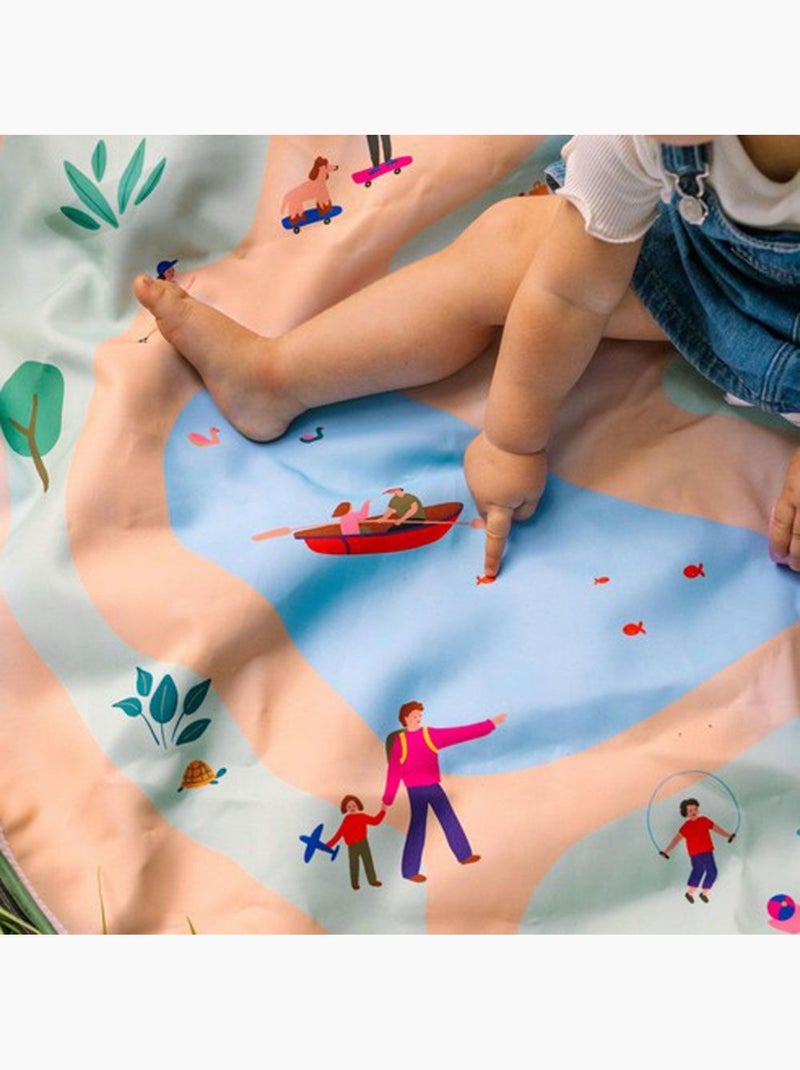 Play&Go - Sac à jouets 2 en 1 Noomad Outdoor Vert - Kiabi