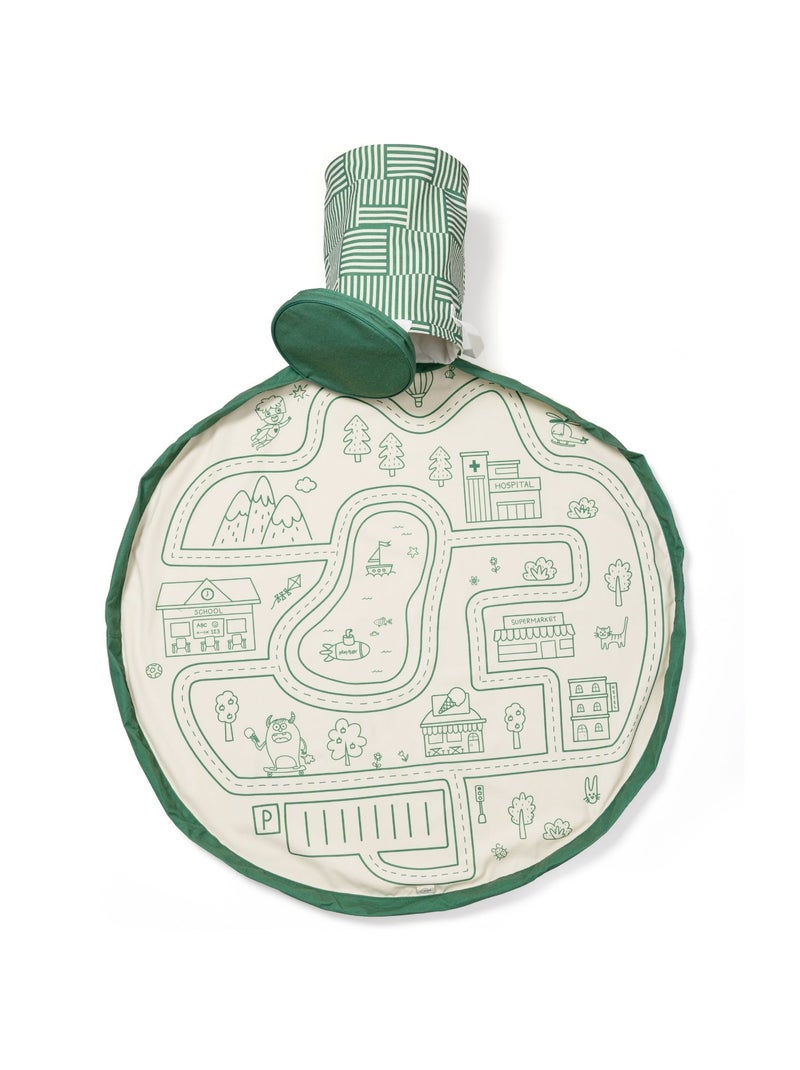 Play&Go - Sac de rangement et tapis de jeu 2 en 1 Soo Vert - Kiabi