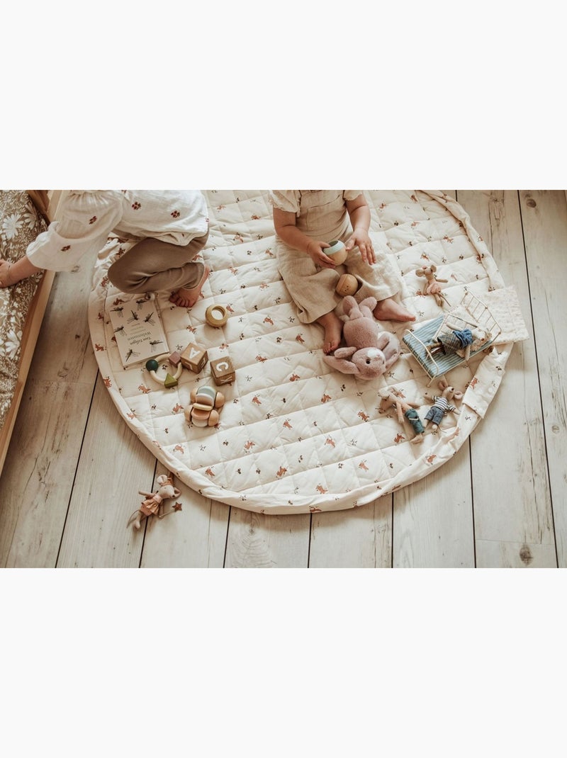 Play&Go - Tapis de jeu 2 en 1 Noomad Organic Soft Ecru - Kiabi