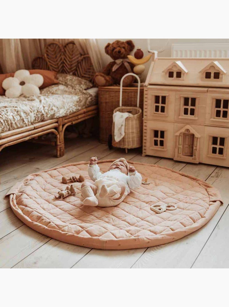 Play&Go - Tapis de jeu 2 en 1 Noomad Organic Soft Rose - Kiabi