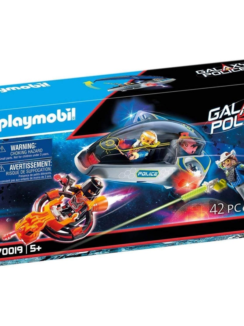 Playmobil 70019 : Galaxy Police - Véhicule volant des policiers de l'espace N/A - Kiabi