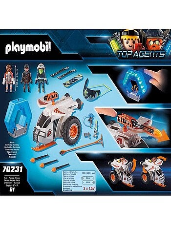 Playmobil 70231 Top Agents : Véhicule des neiges de la Spy Team