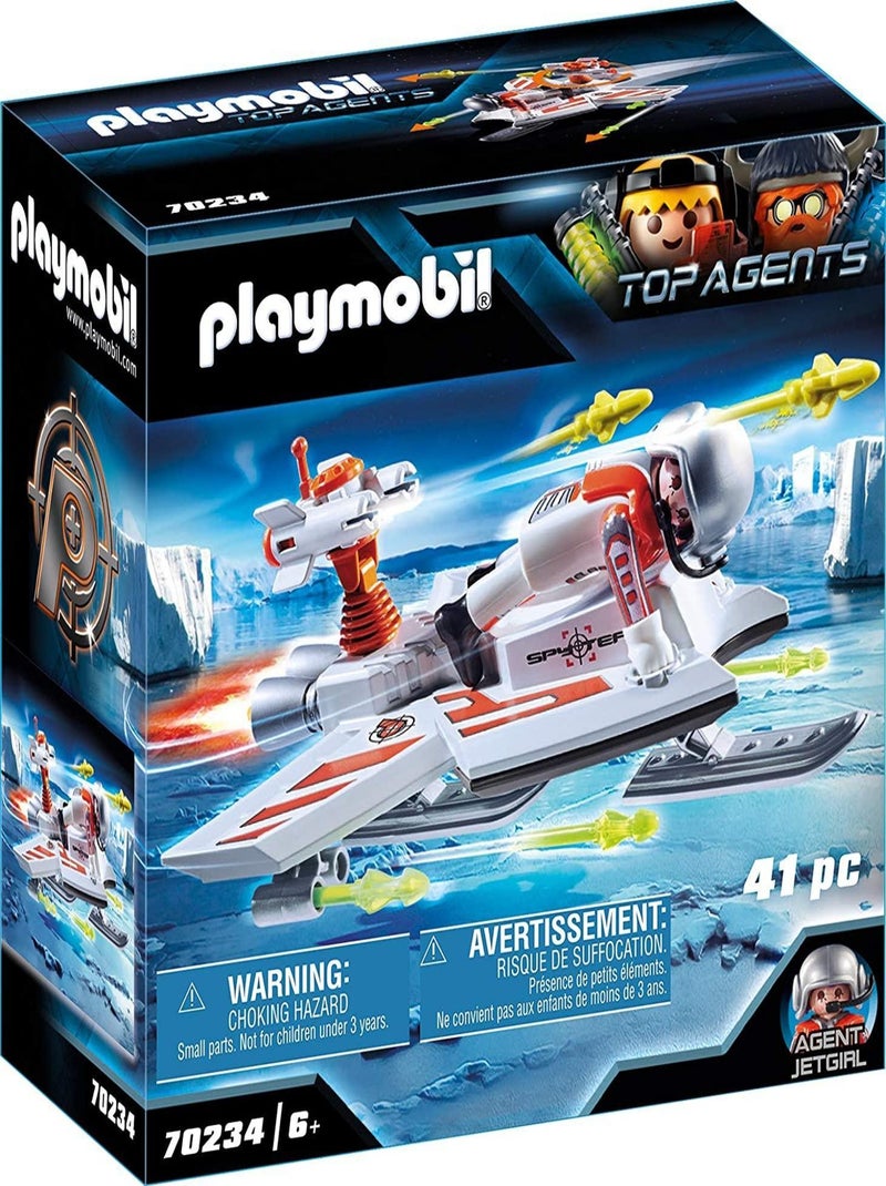 Playmobil 70234 Top Agents : Agent volant de la Spy Team N/A - Kiabi