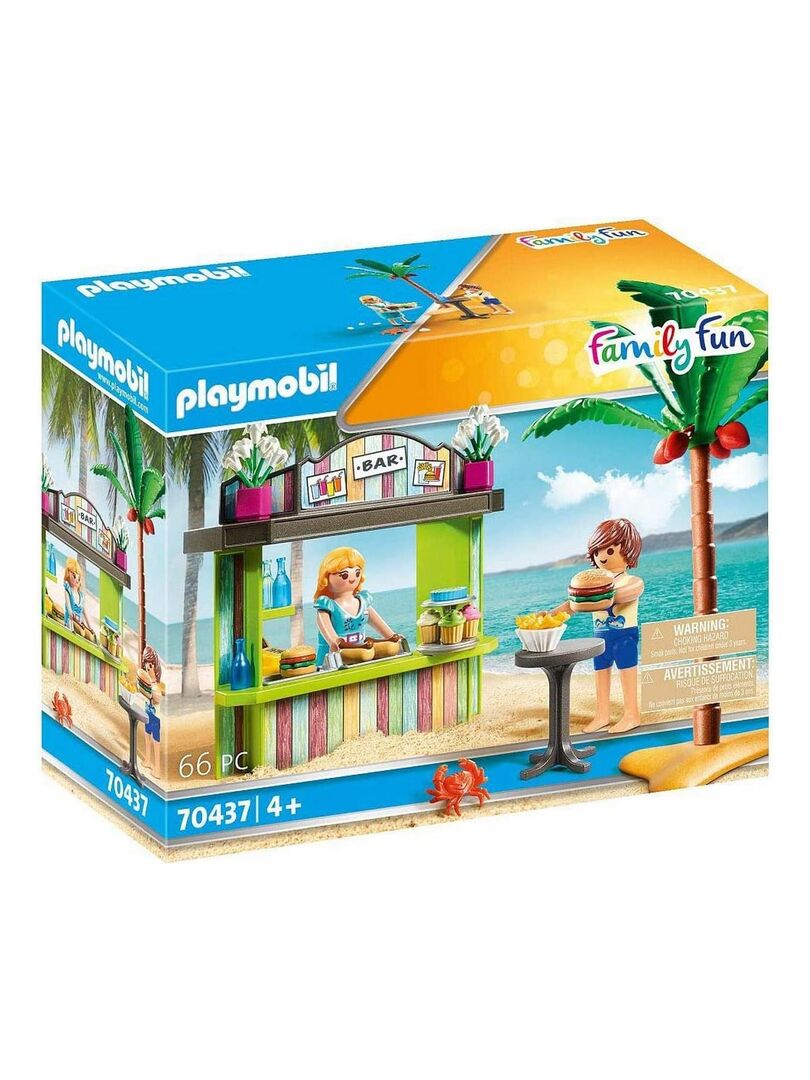Playmobil 70437 Family Fun - Beach hotel : Snack de plage N/A - Kiabi