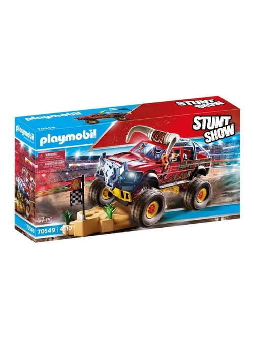 Playmobil 70549 Stuntshow : Stuntshow 4x4 de cascade Taureau - Kiabi