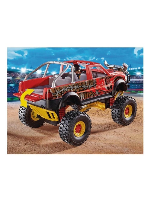 Playmobil 70549 Stuntshow : Stuntshow 4x4 de cascade Taureau - Kiabi
