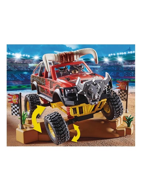 Playmobil 70549 Stuntshow : Stuntshow 4x4 de cascade Taureau - Kiabi