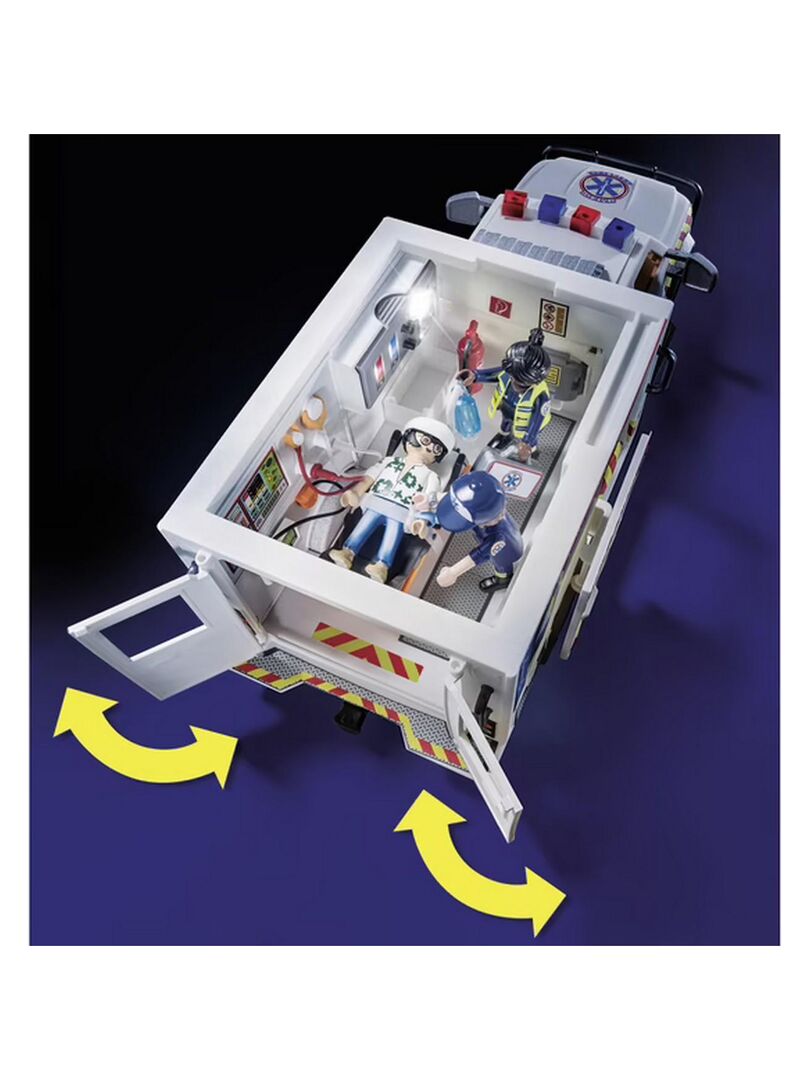 Playmobil 70936 City Action : Ambulance avec secouristes et blessé - N/A -  Kiabi - 93.10€