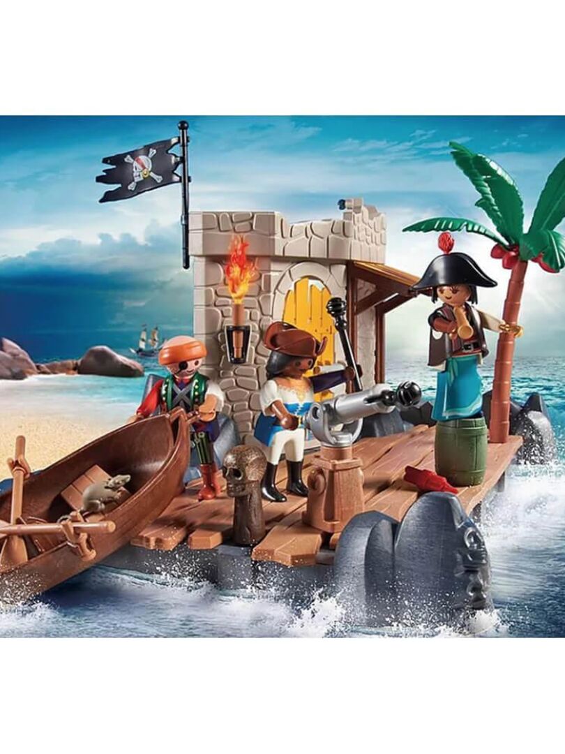 Playmobil 70979 : My Figures: Ilôt des pirates N/A - Kiabi
