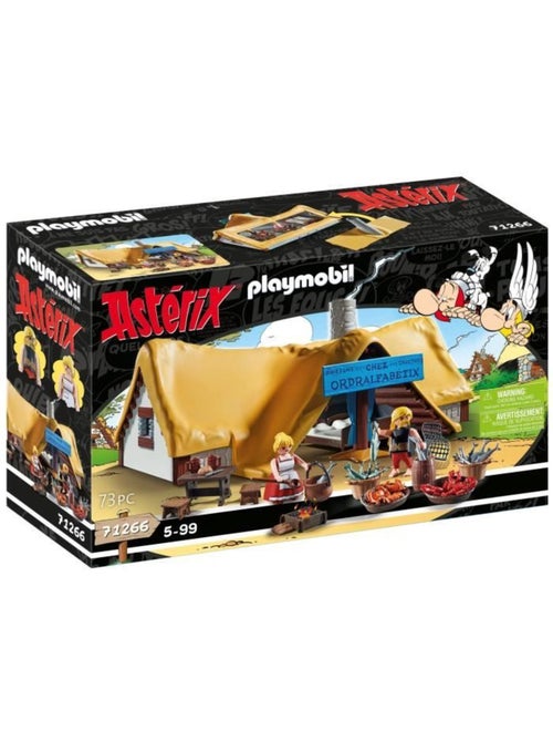 Playmobil 71266 astérix hutte d'ordralfabetix, village d’astérix, jouet de collection, dès 5 ans - Kiabi