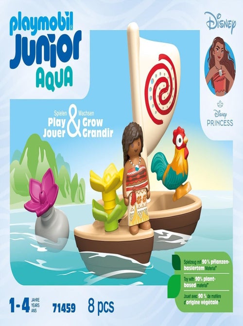 Playmobil 71459 Junior & Disney : Vaiana et Bateau à Voile  - Dès 12 Mois - Kiabi