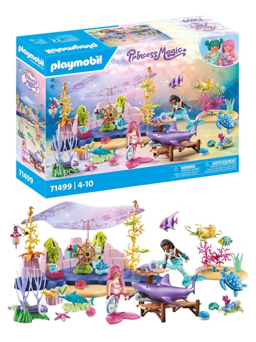 Playmobil 71499 - Princess Magic- Centre de Soin des sirènes pour Animaux Marins - Dès 4 Ans - Kiabi