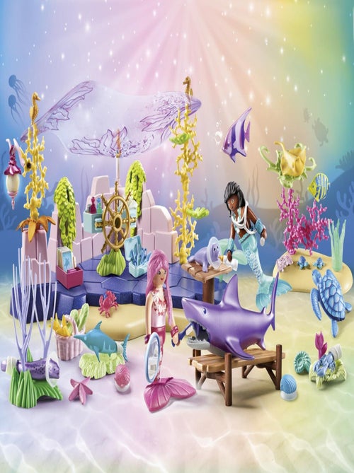 Playmobil 71499 - Princess Magic- Centre de Soin des sirènes pour Animaux Marins - Dès 4 Ans - Kiabi