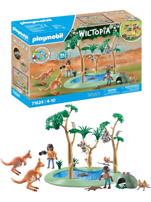 Playmobil 71624 Explorateurs avec Animaux australiens - Wiltopia - Dès 4 Ans - Kiabi