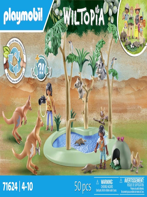 Playmobil 71624 Explorateurs avec Animaux australiens - Wiltopia - Dès 4 Ans - Kiabi