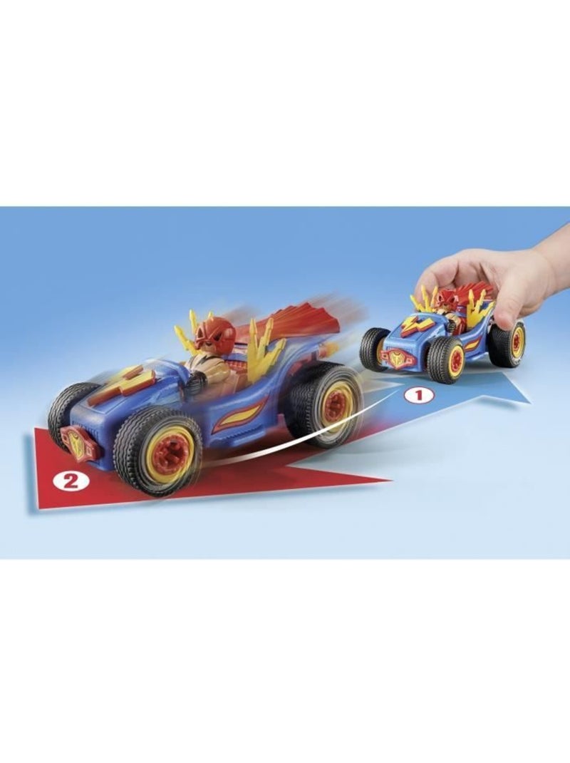 Playmobil 71632 catcheur et kart, funstars, 39 pièces, dès 4 ans N/A - Kiabi