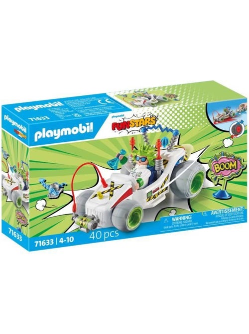 Playmobil 71633 chercheur et kart, funstars, 40 pièces, dès 4 ans - Kiabi