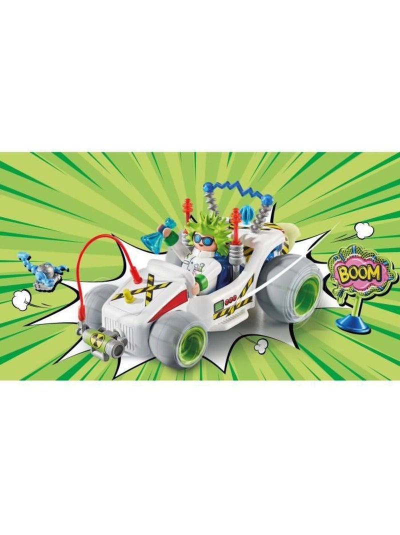 Playmobil 71633 chercheur et kart, funstars, 40 pièces, dès 4 ans N/A - Kiabi