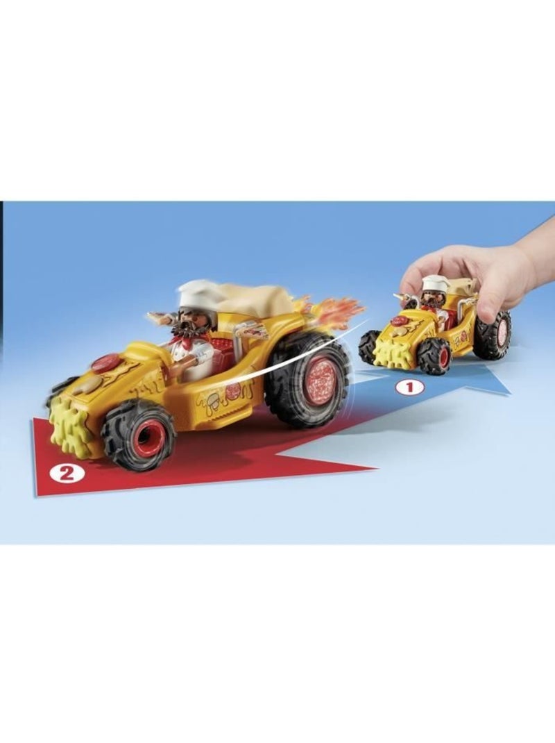Playmobil 71634 kart pizzaïolo - moteur rétractable - 1 personnage - 36 accessoires - multicolore N/A - Kiabi