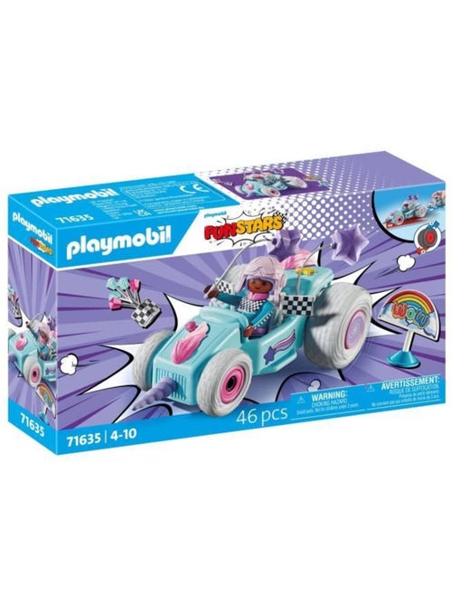 Playmobil 71635 jeune fille licorne et kart, funstars, 46 pièces, dès 4 ans - Kiabi Playmobil 71635 jeune fille licorne et kart, funstars, 46 pièces, dès 4 ans - Kiabi