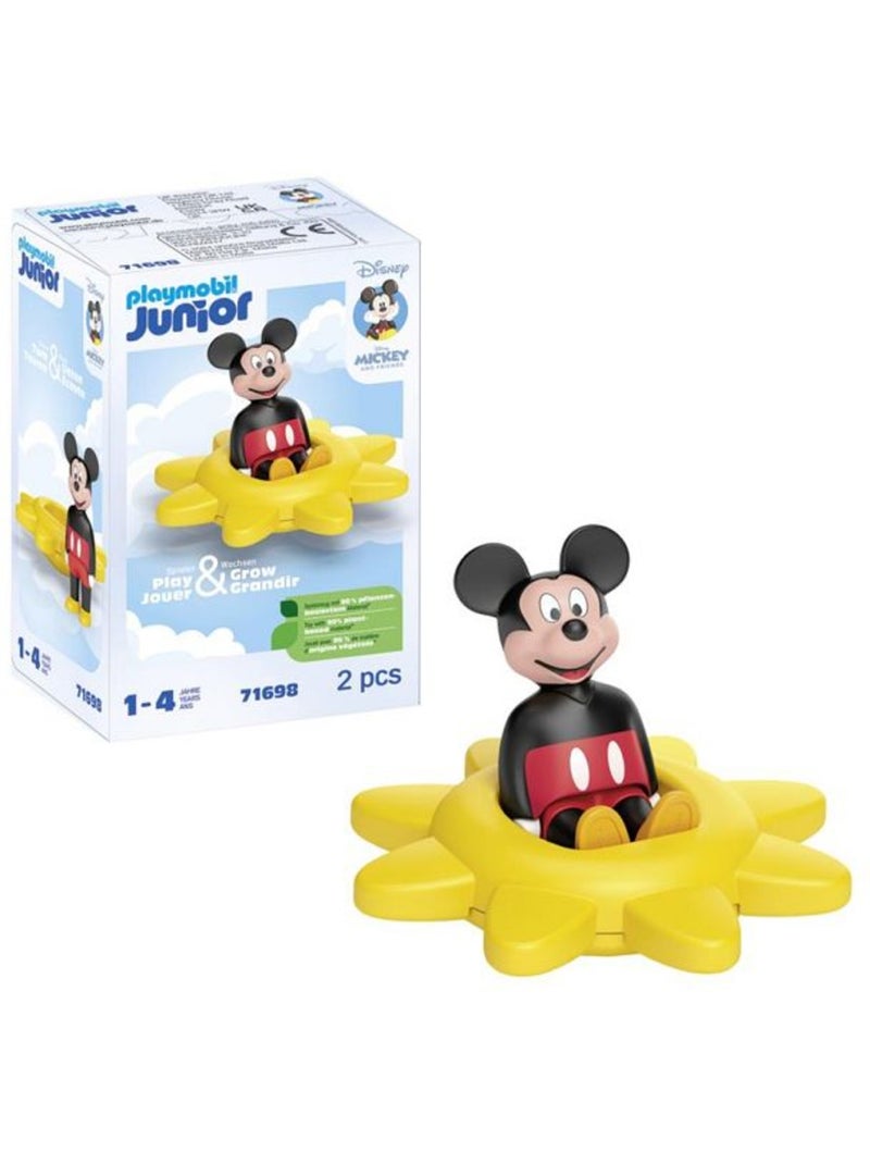 Playmobil 71698 junior disney mickey et toupie soleil, 2 pièces, sans bisphénol a, dès 12 mois N/A - Kiabi