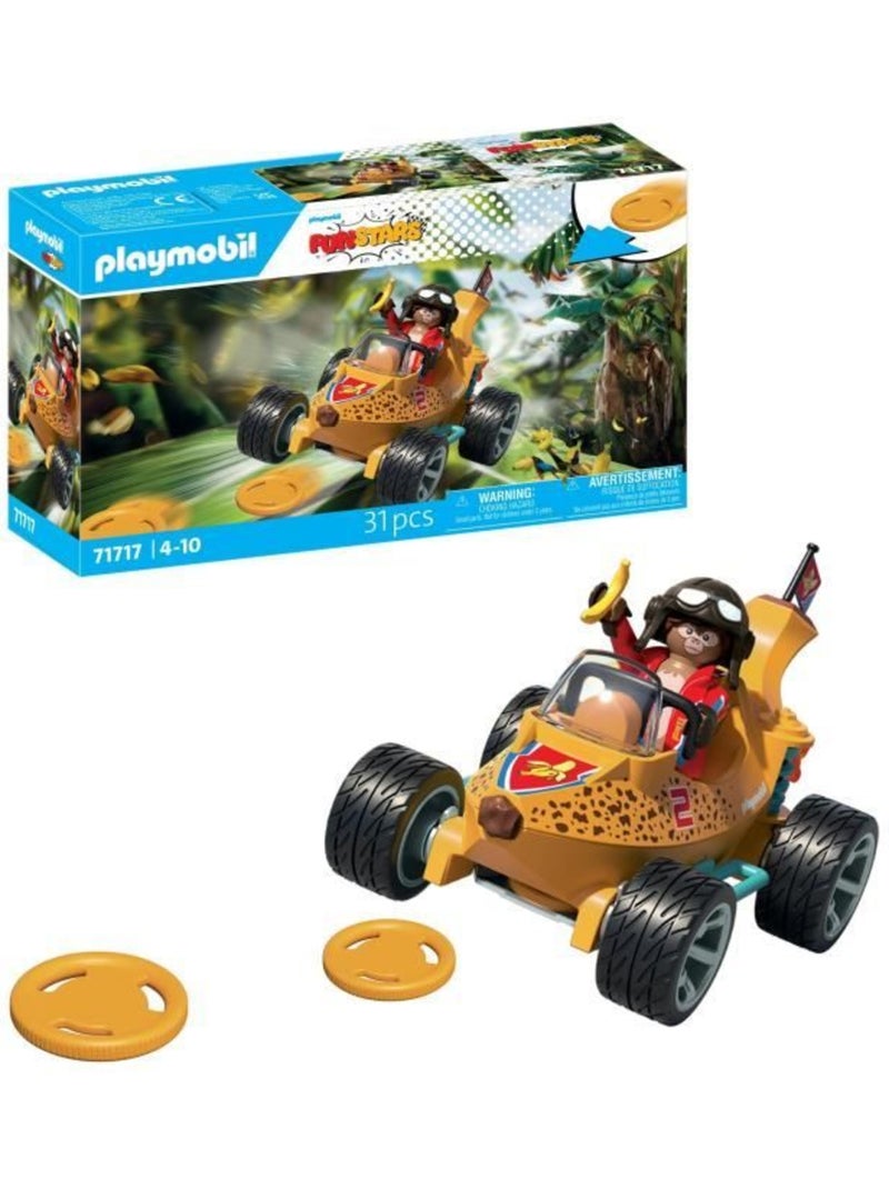 Playmobil 71717 kart banane, funstars, 31 pièces, dès 4 ans N/A - Kiabi