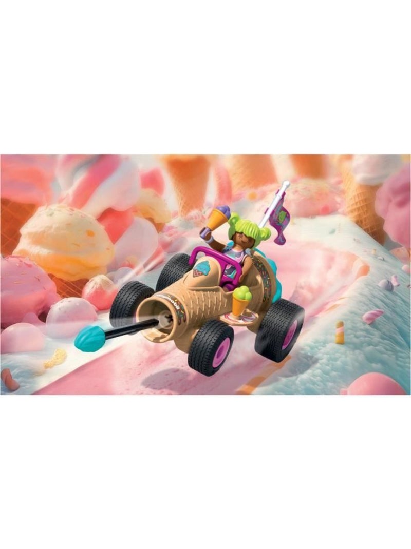Playmobil 71718 kart cornet de glace, funstars, 30 pièces, dès 4 ans N/A - Kiabi