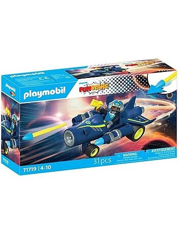 Playmobil 71719 kart vaisseau spatial, funstars, 31 pièces, dès 4 ans