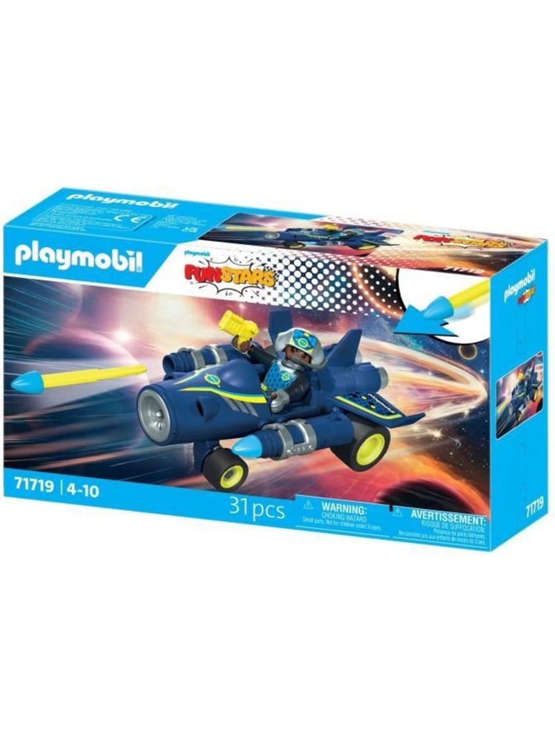 Playmobil 71719 kart vaisseau spatial, funstars, 31 pièces, dès 4 ans N/A - Kiabi