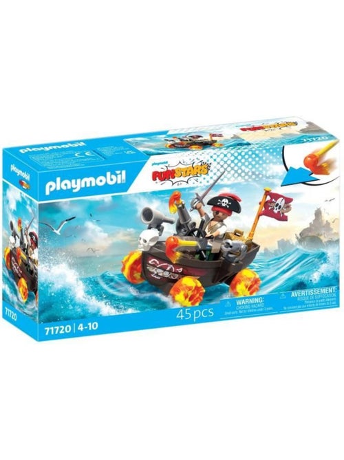 Playmobil 71720 kart bateau de pirate, funstars, 45 pièces, dès 4 ans - Kiabi