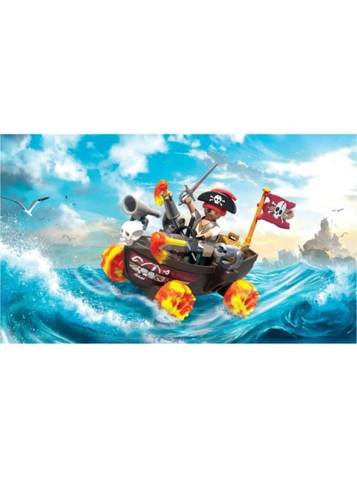 Playmobil 71720 kart bateau de pirate, funstars, 45 pièces, dès 4 ans - Kiabi