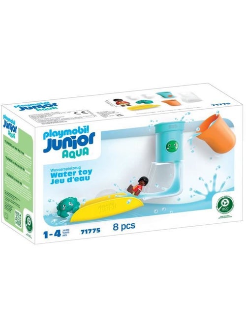 Playmobil 71775 toboggan avec réservoir d'eau , playmobil junior aqua & tinti, 8 pièces, dès 12 mois - Kiabi