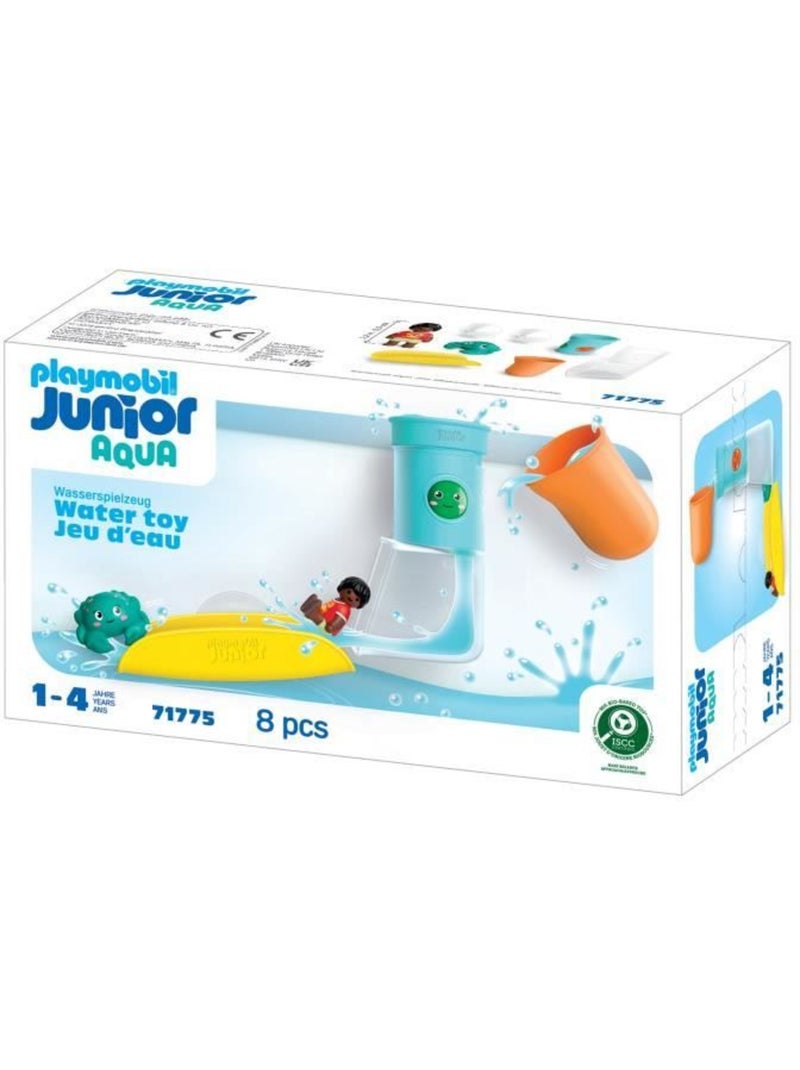 Playmobil 71775 toboggan avec réservoir d'eau , playmobil junior aqua & tinti, 8 pièces, dès 12 mois N/A - Kiabi