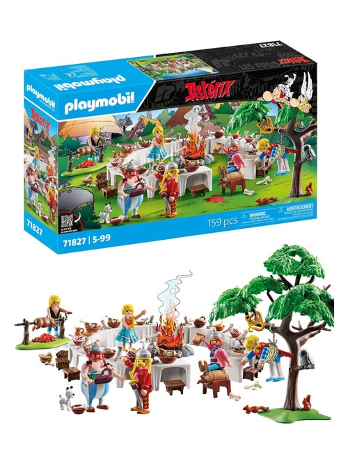 Playmobil 71827 - Astérix - Le banquet village personnages - Dès 5 ans - Kiabi