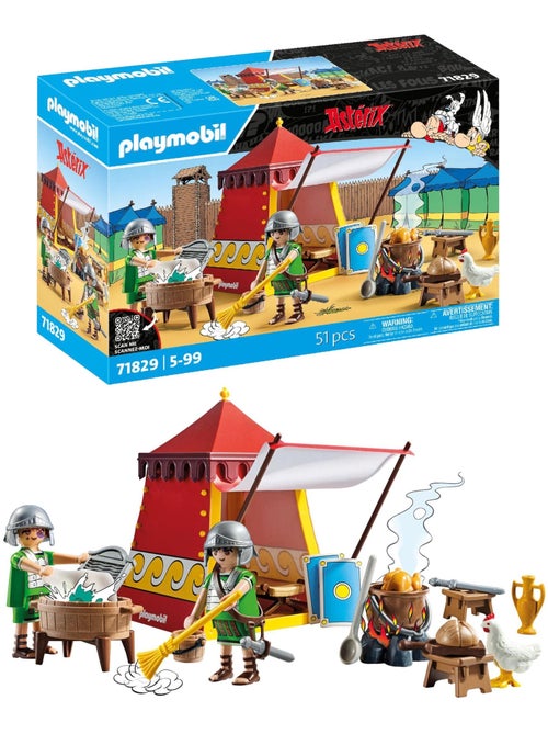 Playmobil 71829 - Astérix - Tente des légionnaires - Dès 5 ans - Kiabi