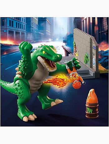Playmobil 71831 - super héros vs le lézard géant